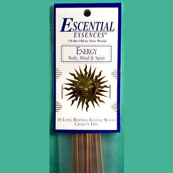 Energy essential escences incense sticks 16 pack