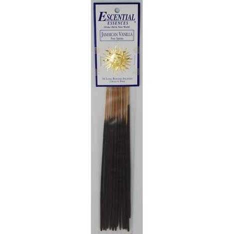 Jamaican Vanilla Incense Sticks by Escential Essences, 16 Sticks