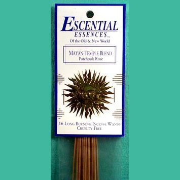 Mayan Temple essential essences incense sticks 16 pack