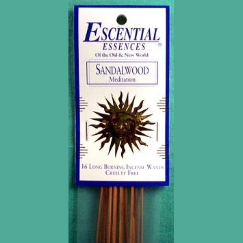 Sandalwood escential essences incense sticks 16 pack