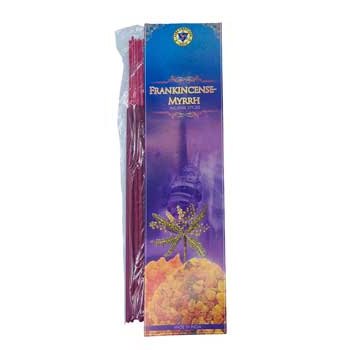 20 Frankincense & Myrrh incense sticks pure vibrations