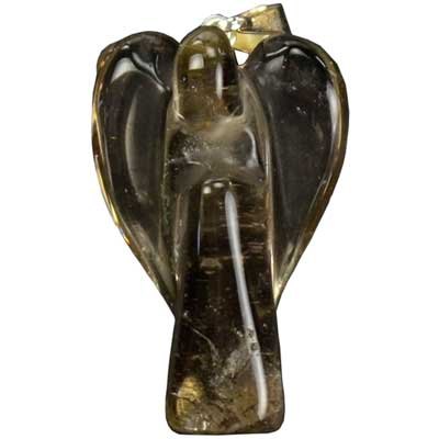 Smoky Quartz Angel pendant
