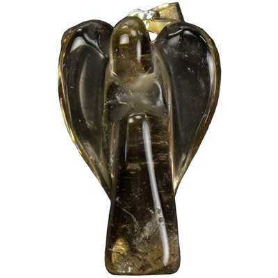 Smoky Quartz Angel pendant