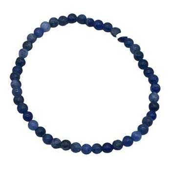 Sodalite Beaded Bracelet, 4mm