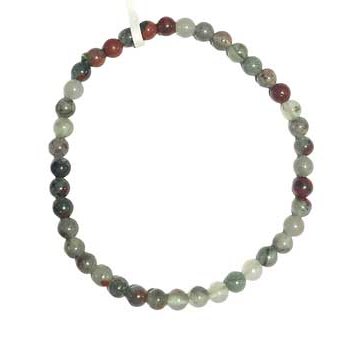 4mm Bloodstone bracelet