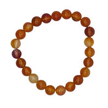 8mm Carnelian bracelet