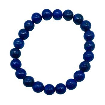 8mm Lapis Lazuli beaded bracelet for healing and spiritual energy