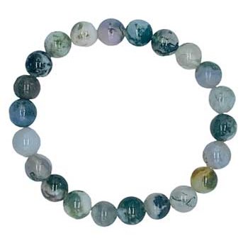 8mm Moss Agate bracelet