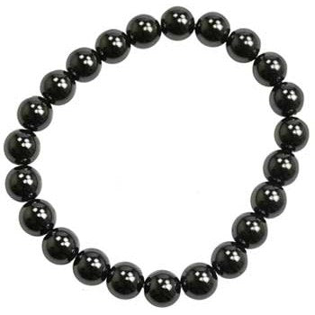 8mm Hematite man-made bracelet