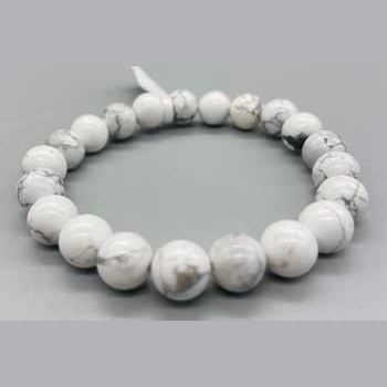 8mm Howlite bracelet