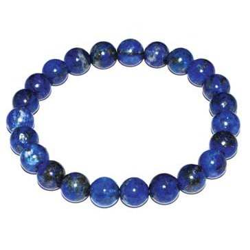 Lapis Lazuli Beaded Bracelet, 8mm