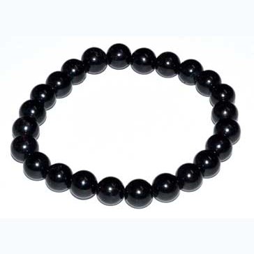 8mm Tourmaline, Black