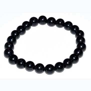 8mm Tourmaline, Black