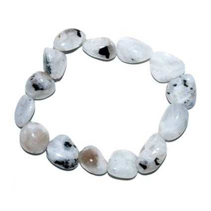 Rainbow Moonstone gemstone bracelet