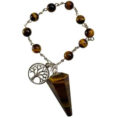 Tiger's Eye pendulum bracelet