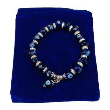 8mm Evil Eye bracelet