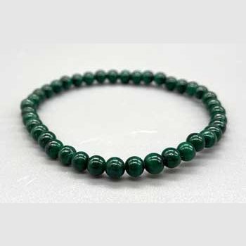4mm Malachite stretch bracelet
