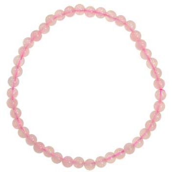 4mm Rose Quartzstretch bracelet