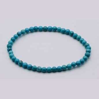4mm Turquoise stretch bracelet