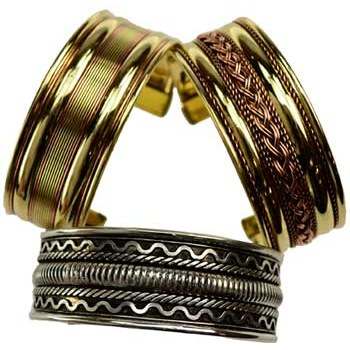 1" assorted Two Tone bracelet