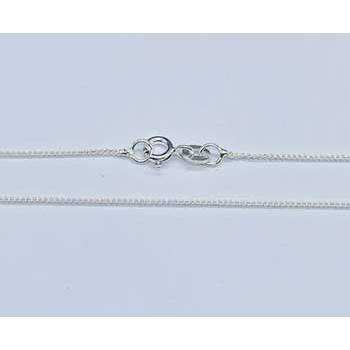 Sterling Silver Curb Chain, 20"