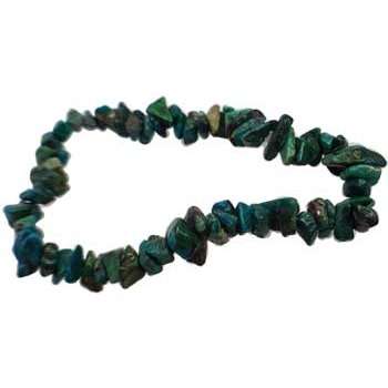 Chrysocolla chip bracelet