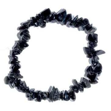 Obsidian, Black chip bracelet