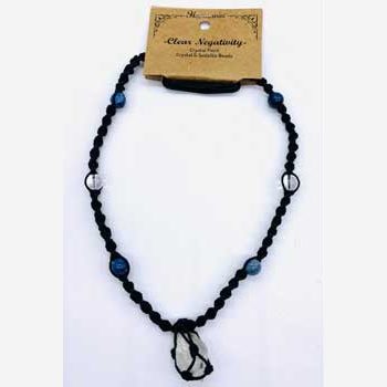 Net Necklace Clear Negativity