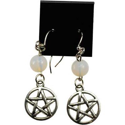 Opalite Pentagram earrings