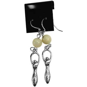 Moonstone Goddess earrings