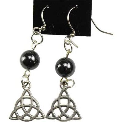Hematite Triquetra earrings
