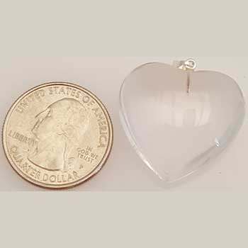1" Quartz heart