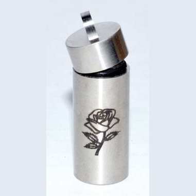 Ashes Chamber Rose Pendant spiritual protection keepsake necklace with rose design for empaths and ritual practitioners