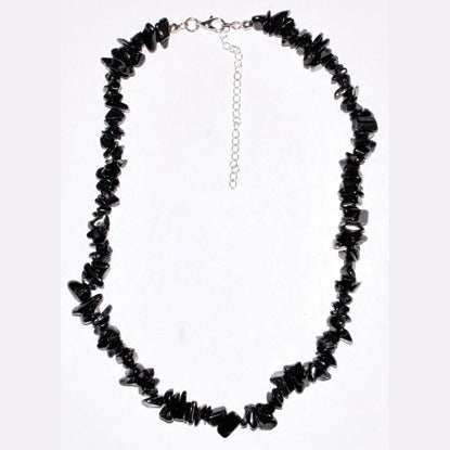 18" Shungite chip necklace