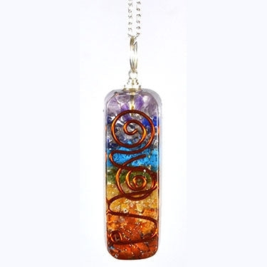 2" Orgone 7 Chakra W 20" chain