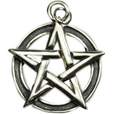 Pentacle pendant sterling