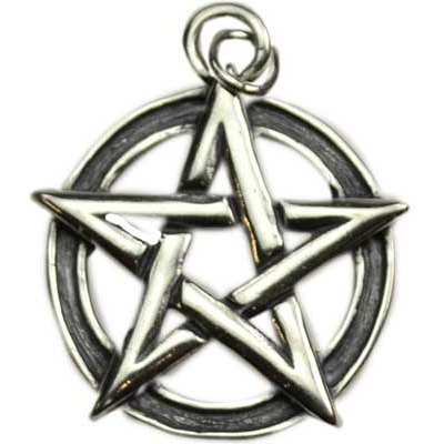 Pentacle pendant sterling