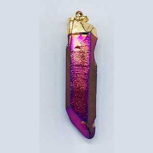 2" Rainbow Quartz pendant