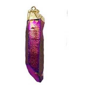 set of 3 2" Rainbow Quartz pendant