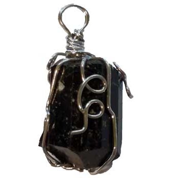 Black Tourmaline wire wrapped