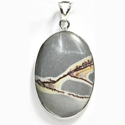 Natural Paintbrush Jasper pendant