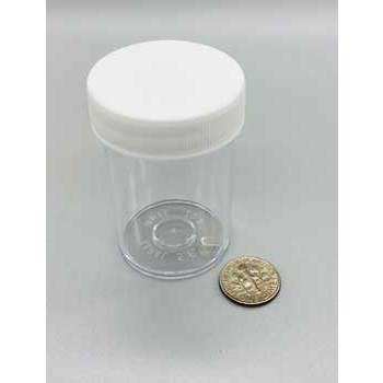 Plastic Jar with Screw Cap, 0.5 oz
