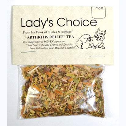 Arthritis Relief Tea loose herbal blend for natural pain relief and spiritual protection, 5+ cups