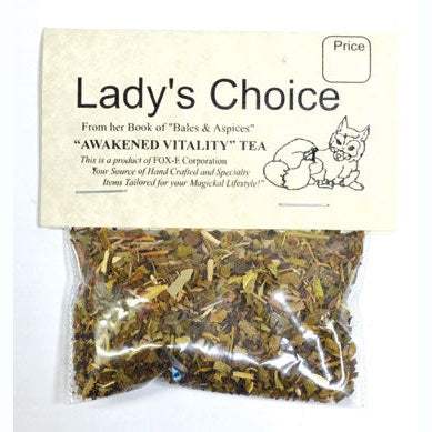 Awakened Vitality Tea loose herbal blend for empath spiritual protection and energy renewal