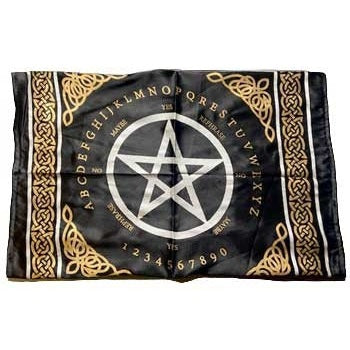 24"x24" Pentagram Pendulum/ Ouija altar cloth