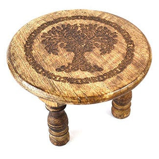 Tree of Life Altar Table, 6 Inches Dia x 4 Inches
