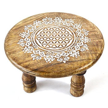 Flower of Life Altar Table, 6" x 4"