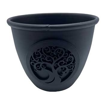 3 1/2 inch iron Tree of Life candle holder bowl with taper candle dish