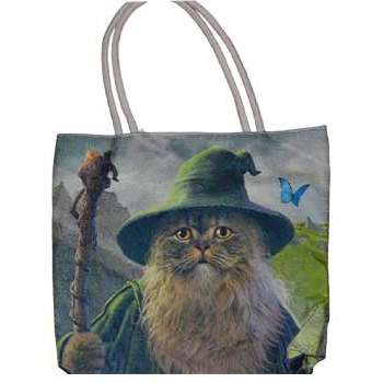 17" x 17" Catdalf tote bag
