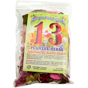 1 1/4 oz 13 Herbs aromatic bath herb